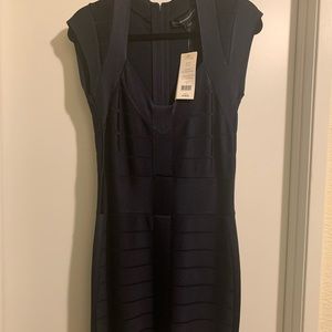 NWT Navy blue French Connection Bandage dress
